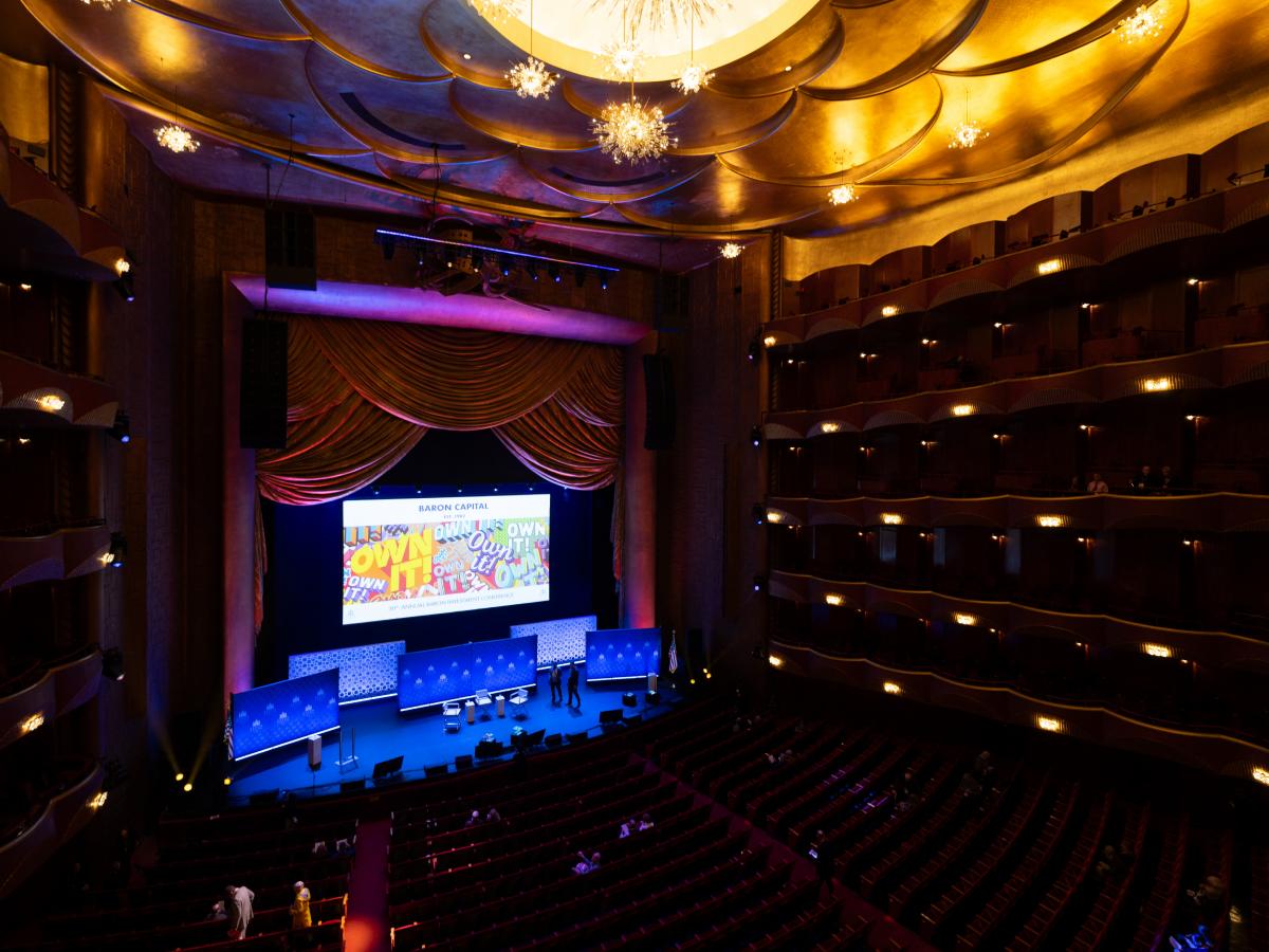 Baron Investment Conference at the Metropolitan Opera House on Lincoln Center Campus