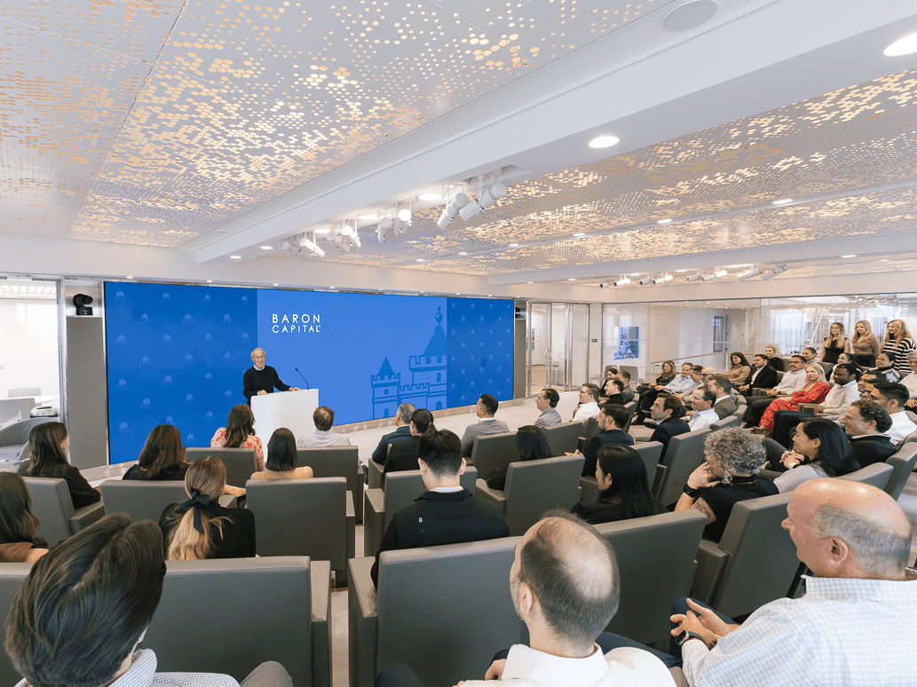 Baron Capital employees in The Forum event space